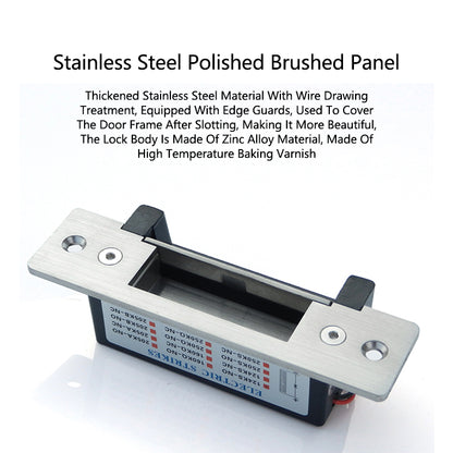 Electric Strike Door Lock – Stainless Steel Access Control Lock for Swing Doors | Fail Safe & Fail Secure Installation