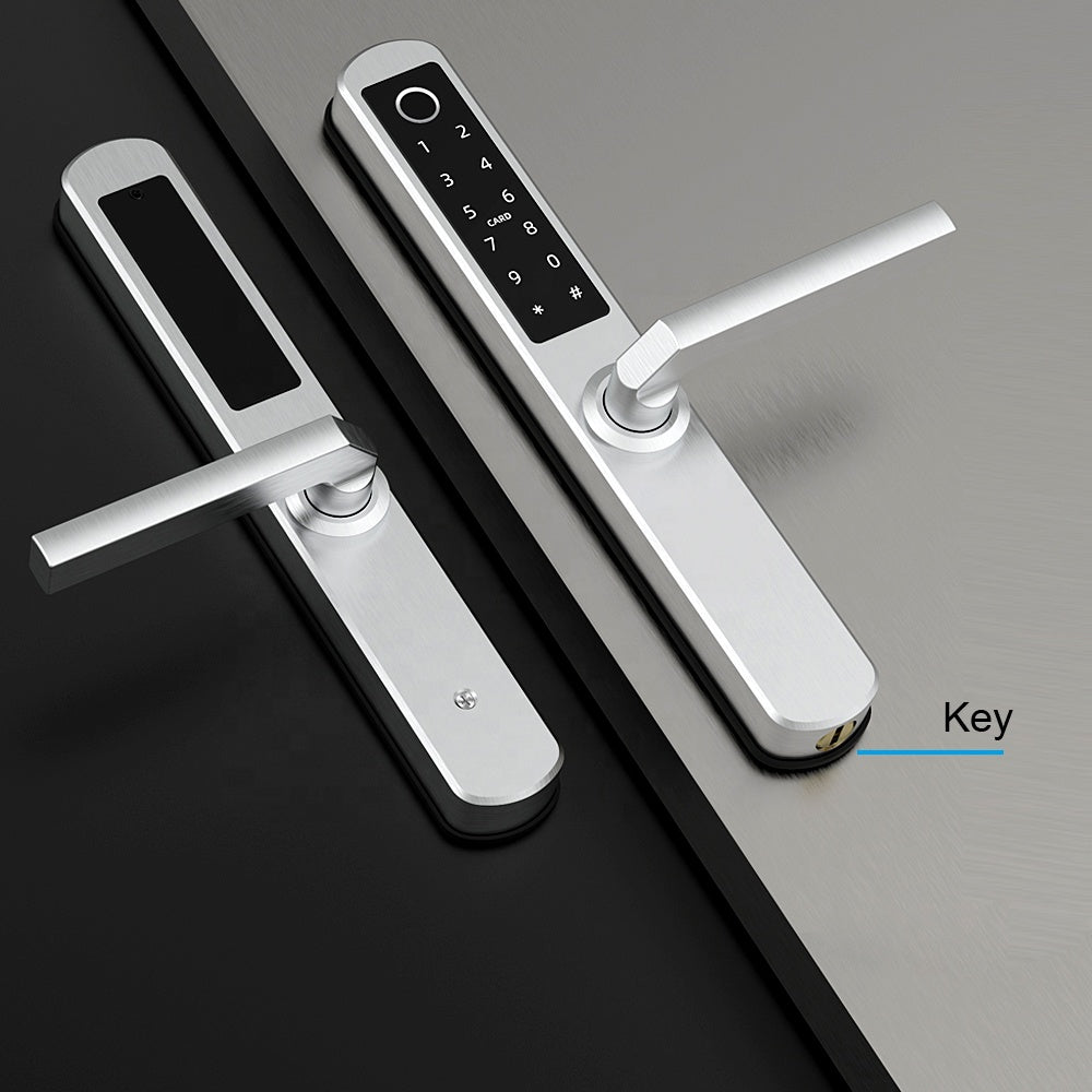 Smart Fingerprint Door Handle Lock