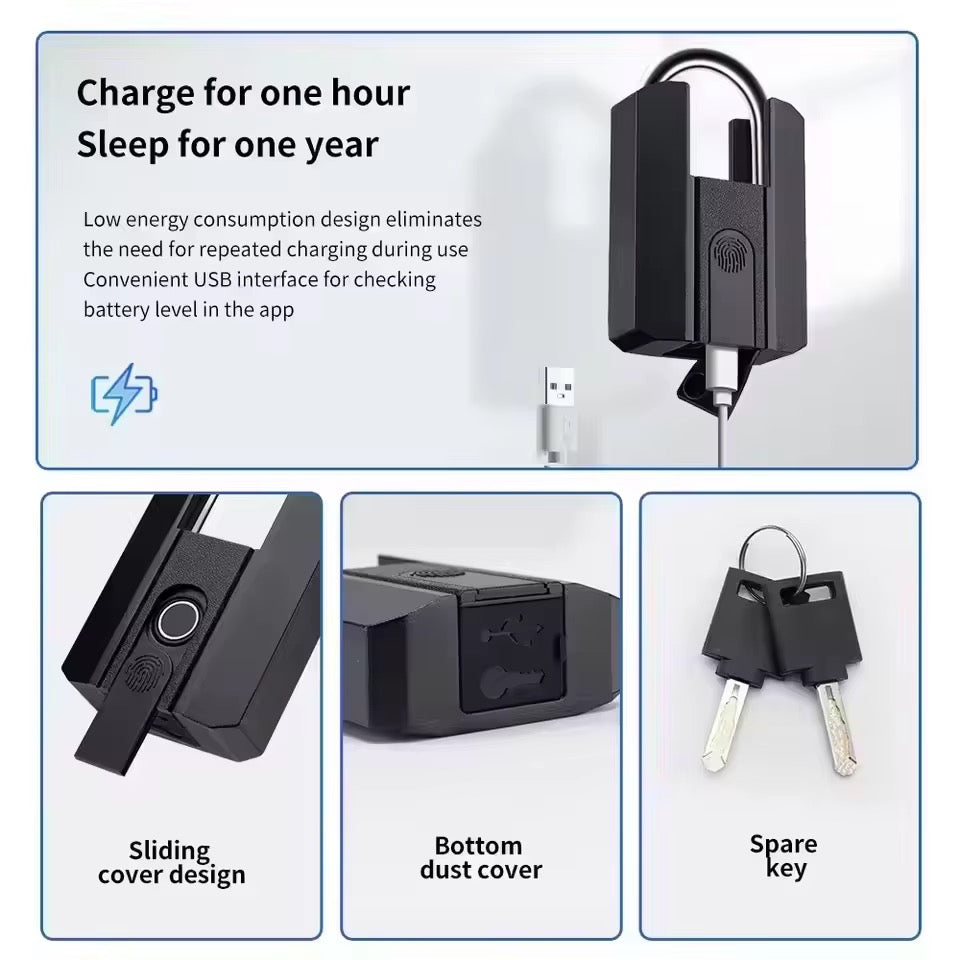 Smart Fingerprint Padlock