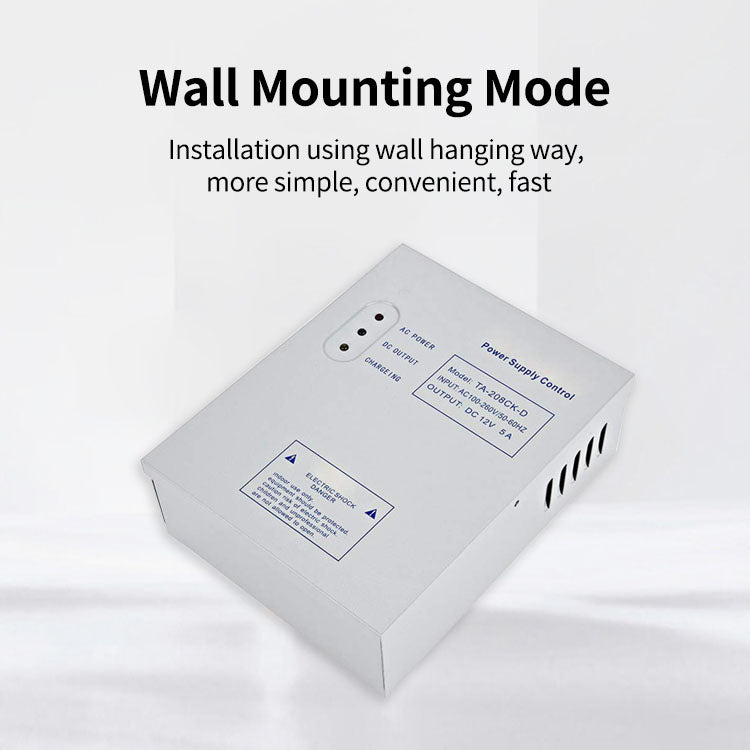 12V 5A Access Control Power Supply with Battery Backup