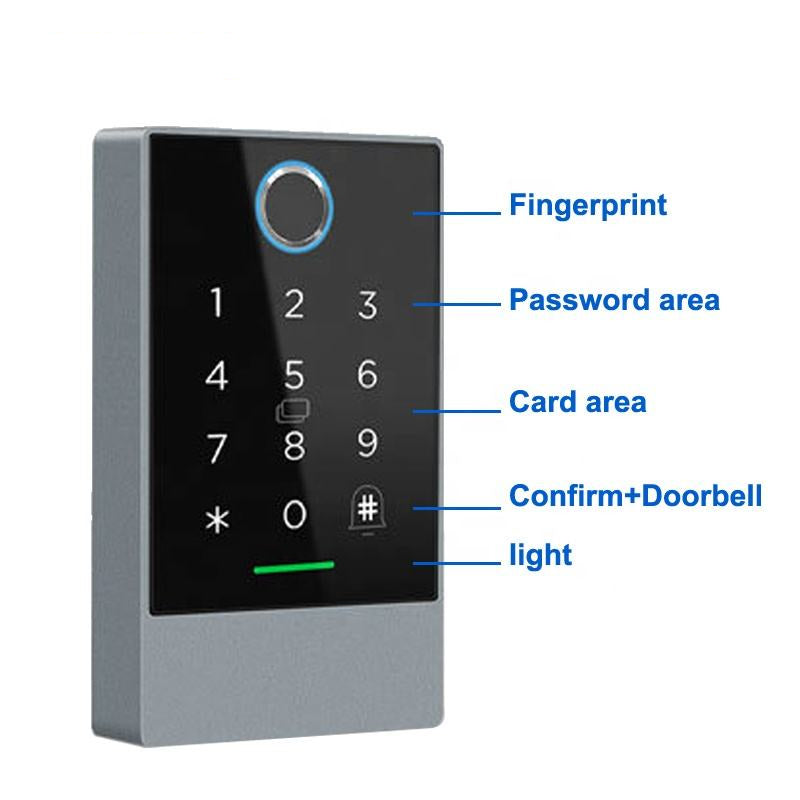 Smart Ttlock App Home Access Control Digital Lock Entrance Guard Touch Screen Password Fingerprint Office Access Control Lock